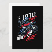 小さな汚れがクワッドレーシングオフロードATV Gを傷つけない 招待状 (正面/裏面)