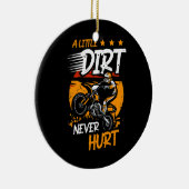 小さな汚れが汚れバイクのバイクを傷つけない セラミックオーナメント (右)