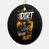 小さな汚れが汚れバイクのバイクを傷つけない セラミックオーナメント (左)