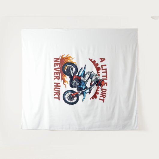 小さな汚れは決して傷つけない タペストリー (正面(横))