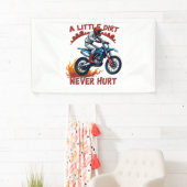 小さな汚れは決して傷つけない 横断幕 (インサイチュ)