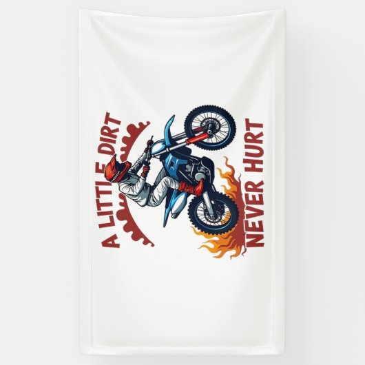 小さな汚れは決して傷つけない 横断幕 (縦)