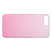 小さな泡が咲くピンクのシャンパン背景アート Case-Mate iPhoneケース (裏面(横))