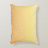 小さな泡でシャンパン背景画アート アクセントクッション (正面(垂直))