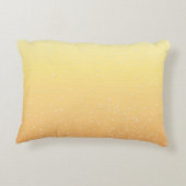 小さな泡でシャンパン背景画アート アクセントクッション (裏面)