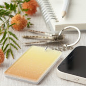 小さな泡でシャンパン背景画アート キーホルダー (正面右)