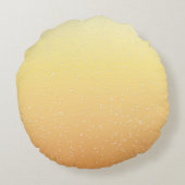 小さな泡でシャンパン背景画アート ラウンドクッション (裏面)