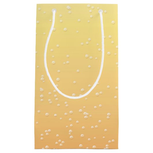 小さな泡でシャンパン スモールペーパーバッグ (正面)