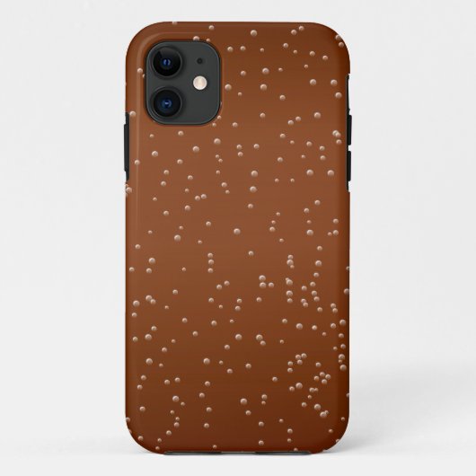 小さな泡の根ビール背景アート Case-Mate iPhoneケース (裏面)