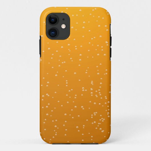 小さな泡の背景アートのあるエール Case-Mate iPhoneケース (裏面)