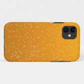 小さな泡の背景アートのあるエール Case-Mate iPhoneケース (裏面(横))