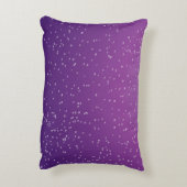 小さな泡を持つグレープソーダ背景アート アクセントクッション (裏面(縦))