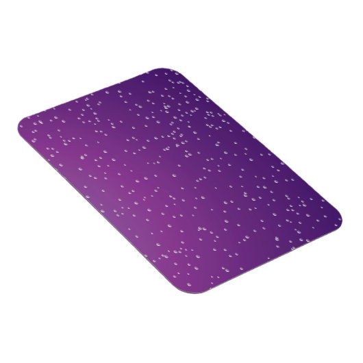 小さな泡を持つグレープソーダ背景アート マグネット (右側)