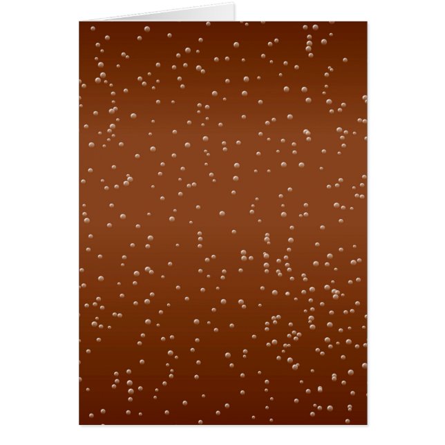 小さな泡を持つルートビール背景アート (正面)