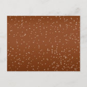 小さな泡を持つルートビール背景アート ポストカード (正面)