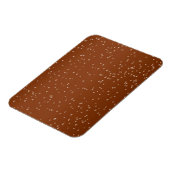 小さな泡を持つルートビール背景アート マグネット (左側)