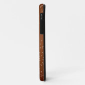 小さな泡を持つルートビール背景アート Case-Mate iPhoneケース (裏面/左)