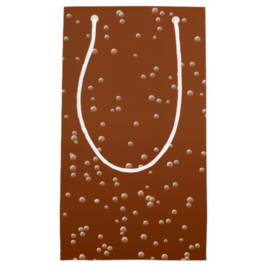 小さな泡を持つルートビール スモールペーパーバッグ (正面)