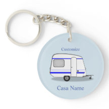 小さな流線形トレーラージプシーcaravanキーチェーン