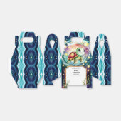 小さな海亀の赤ちゃんシャワー フェイバーボックス (折り畳みなし)