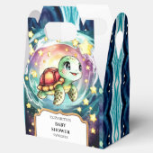 小さな海亀の赤ちゃんシャワー フェイバーボックス (オープン)