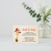 小さな消防士の赤ちゃんシャワーカードを持って来る プレイスカード (スタンド正面)