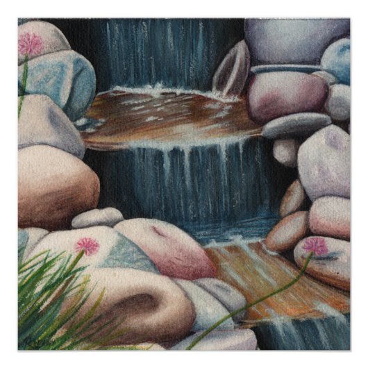 小さな滝のポスター ポスター (正面)