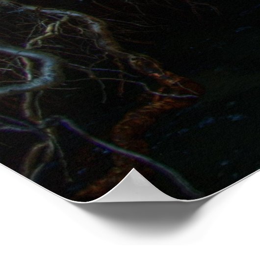 小さな滝 ポスター (角)