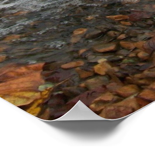 小さな滝 ポスター (角)