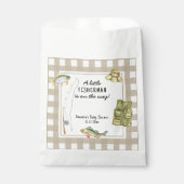 小さな漁師が赤ちゃんシャワーの途中にある フェイバーバッグ (正面)