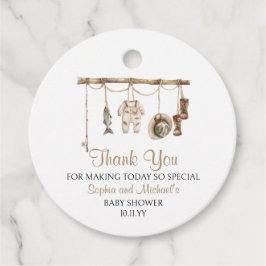 小さな漁師が赤ん坊のシャワーを途中にある フェイバータグ