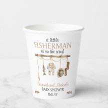 小さな漁師が赤ん坊のシャワーを途中にある