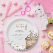 小さな漁師の水の色の魚釣り赤ちゃんシャワー ペーパープレート (パーティー)