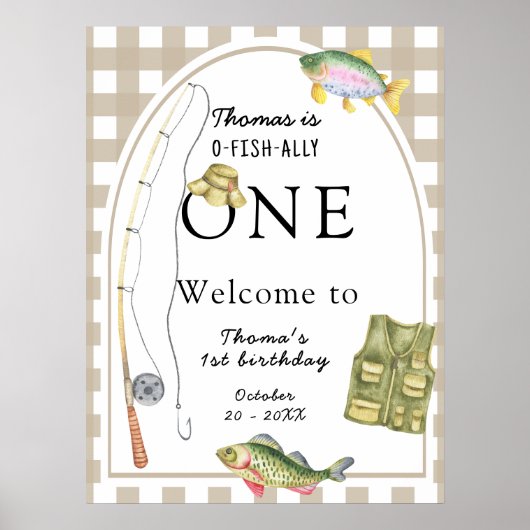 小さな漁師の誕生日パーティーへようこそ ポスター (正面)