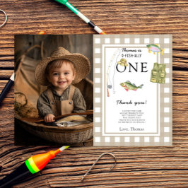 小さな漁師の誕生日パーティー サンキューカード