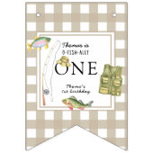 小さな漁師の誕生日パーティー バンティングフラッグ (第2の旗)