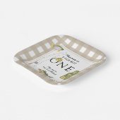 小さな漁師の誕生日パーティー ペーパープレート (傾斜あり)