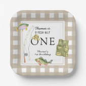 小さな漁師の誕生日パーティー ペーパープレート (正面)