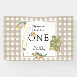 小さな漁師の誕生日パーティー 横断幕