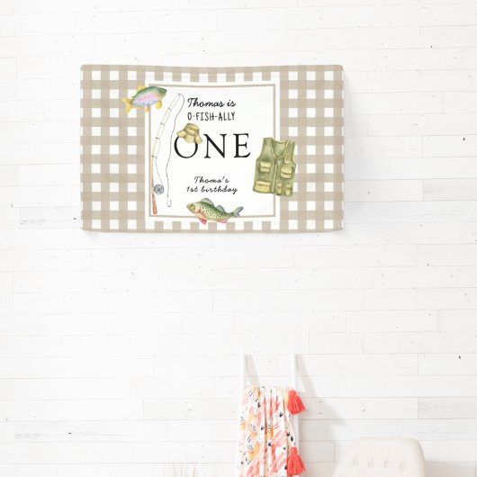 小さな漁師の誕生日パーティー 横断幕 (インサイチュ)