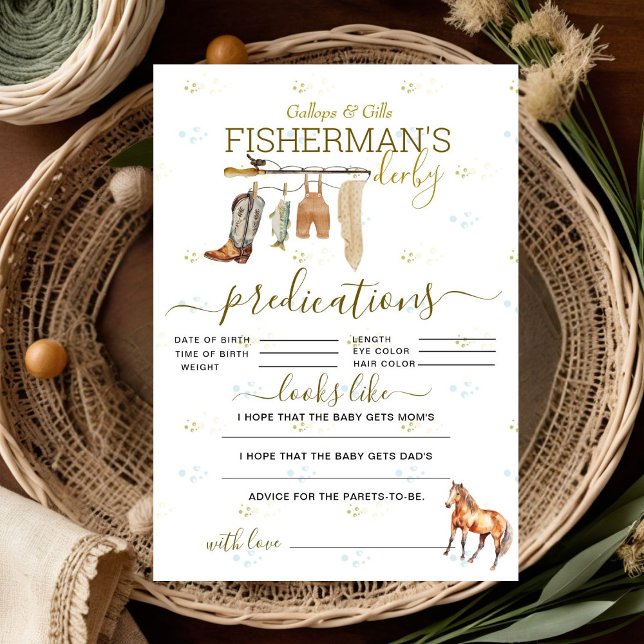 小さな漁師ダービー赤ちゃんシャワー予測 (クリエイターアップロード済み)