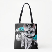 小さな漫画のエンジェル猫