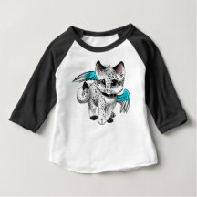 小さな漫画のエンジェル猫