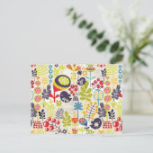 小さな漫画の鳥 ポストカード (スタンド正面)