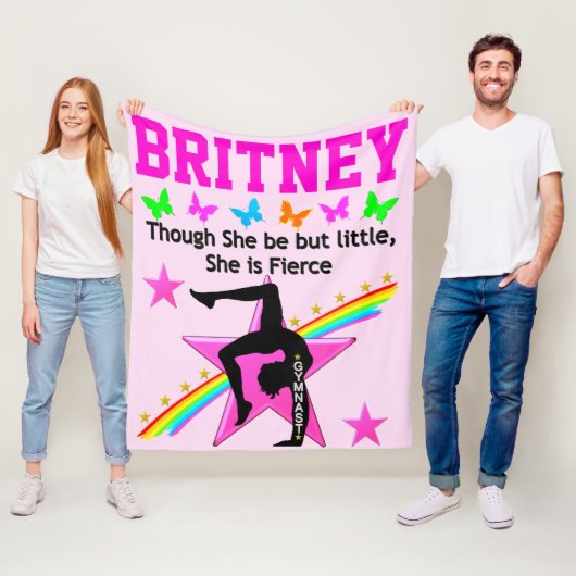 小さな激しい体操パーソナライズされたフリースブランケット フリースブランケット (インサイチュ)