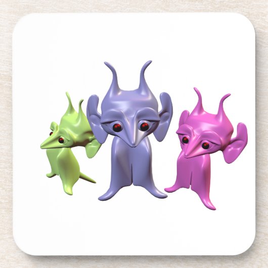 小さな火星人 コースター (正面)