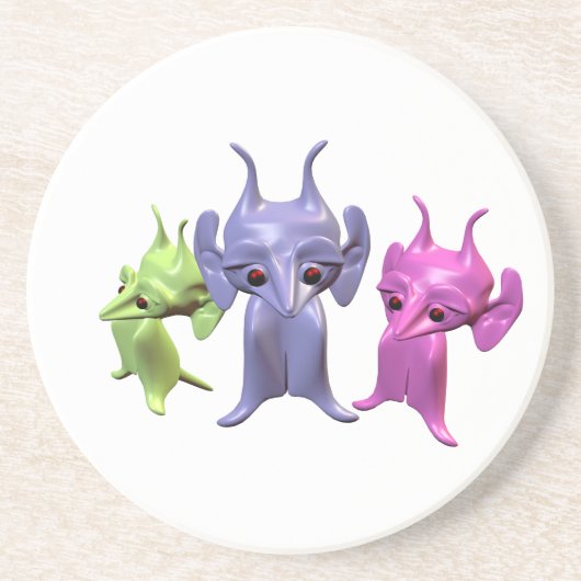 小さな火星人 コースター (正面)