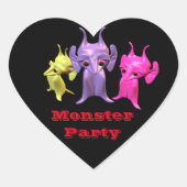 小さな火星人、パーソナライズされた子供のために。 ハートシール (正面)