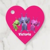 小さな火星人、パーソナライズされた子供のために。 フェイバータグ (正面)