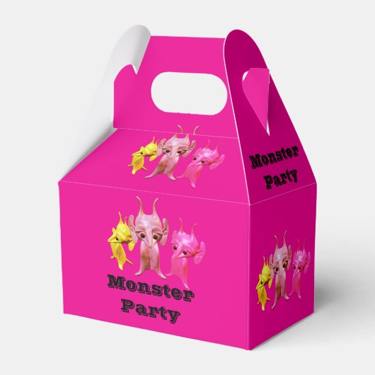 小さな火星人、パーソナライズされた子供のために。 フェイバーボックス (正面サイド)